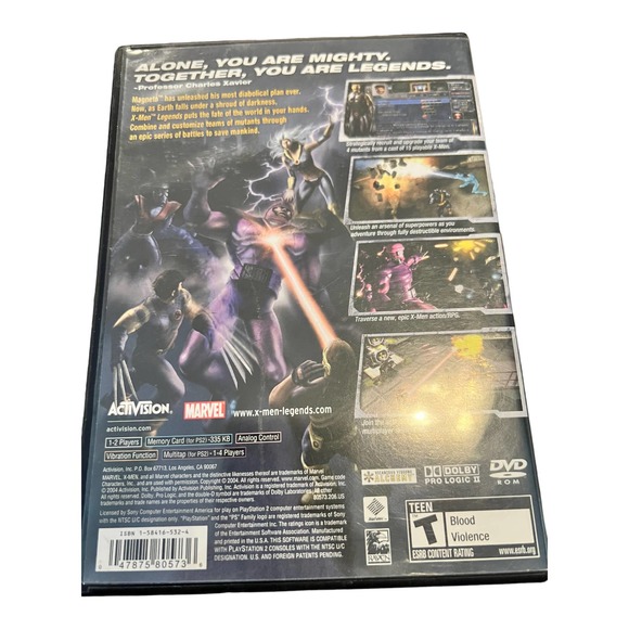 X-Men Legends Video Game for Playstation 2 - Picture 3 of 3